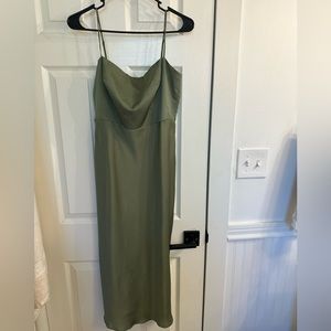 Olive Green Bridesmaid Dress